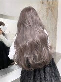 ミルクティベージュ/グレージュ/ハイトーンベージュ/韓国ヘア