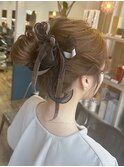 ヘアセット/ヘアアレンジ/ヘアメイク/ハーフアップ/前髪カット