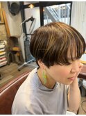 デザインショートマッシュ