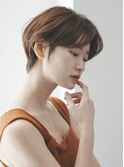 黒髪/ボブルフ/ネビージュ/小顔/ワンレン/30代/40代/50代