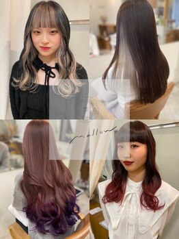 マロウ(mallow)の写真/【丸の内1分】大人可愛いを最旬カラーでご提案◎透明感＆艶感イルミナカラーで上品で理想の髪色へ