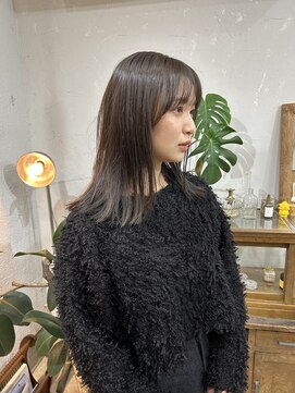 ヘアー バトン(hair vaton) アッシュグレージュ