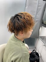 ジエクト アイロ 江坂駅前店(The Ect ilo)&nbsp;縦落ちツイストパーマ×マッシュ　特殊パーマ　メンズカット