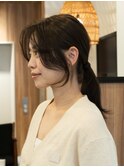 顔周りレイヤー＊ミディアムレイヤー＊小顔カット＊銀座