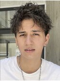 大分メンズツーブロックベリーショートツイストスパイラルパーマ