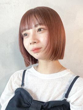 アルバム 渋谷パルコ(ALBUM) ボブショートミディアム顔周りレイヤー韓国ヘア_F50089