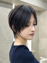 マウル ナゴヤ 名駅(MAEUL NAGOYA)&nbsp;黒髪　レイヤーショート　小顔顔まわり