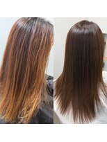 ボクノ 9号店 鳴海(bokuno)&nbsp;ハイライト歴の縮毛矯正