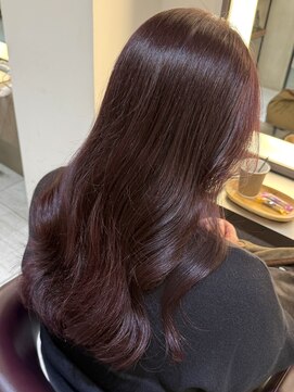 【札幌/impression佐藤】透け感ピンクバイオレット