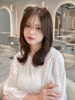 ロンドクレール 川崎(Lond clair)&nbsp;大人ガーリー/ハイレイヤーカット/ミディアムレイヤー/川崎25