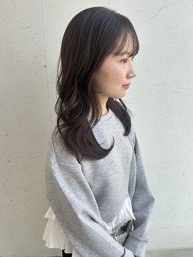 ジュエ ヘアー デザイン(Jue hair design) 冬のビターココアブラウン/ワンカラー/レイヤーカット/知立