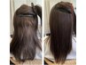  【上質艶仕上げ】髪質改善ストレート＋高補修プレミアムトリートメント
