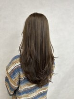 アース 新越谷店(HAIR&MAKE EARTH)&nbsp;ロングレイヤー×オリーブベージュ