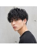 マッシュツーブロックニュアンスパーマシャドウパーマ/東伏見