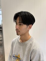 ビューバイネオリーブ 用賀店(Beau'r by neolive)&nbsp;センターパートニュアンスパーマニュアンスウルフ[用賀]