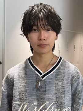 トリッカ シブヤ(TRICCA SHIBUYA) メンズカットパーマニュアンスシャドウラウンドマッシュフェザー