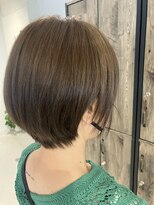 レア(l'ea)&nbsp;柔らかショートボブ+べージュブラウン