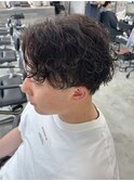横浜駅メンズカットメンズパーマ波巻きスパイラルパーマツイスパ