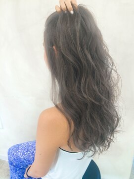 アリー 原宿 表参道(ALLY) [ALLY阿部]ハイライト×スモーキーグレージュ