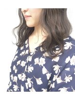 オルセン(OLSEN) ネイビーグレー×ニュアンスパーマ