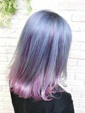 アンククロス 表参道(ANKH CROSS) 【ANKH CROSS表参道】  アイスブルー×インナーピンク