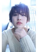 前髪長めウザバング ハンサムショート