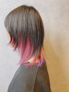 ヘアサロンM 新宿 セットしなくてもお洒落にみえる!マッシュウルフ