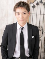 グルーミングサロン バーバー キャッスル 北浦和西口(Grooming salon Barber Castle)&nbsp;アップバング＆ハイトーンカラーのモテマッシュD