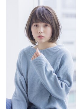 ラフ フロム ガーデン(Laf from GARDEN) 【寺尾拓巳】大人かわいいイルミナカラーひし形グレージュボブ