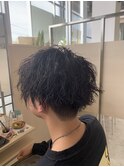 刈り上げマッシュ×ツイストパーマ 10代 20代