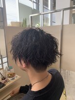 アドラーブル 長岡リバーサイド千秋店(adorable) 刈り上げマッシュ×ツイストパーマ 10代 20代