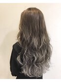 グラデーション シルバーグレージュ