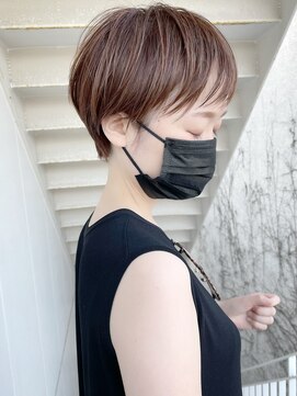 ルーファス 恵比寿 渋谷(Ruufus) ピンクアッシュのマッシュショート【Ruufus恵比寿渋谷】3157d