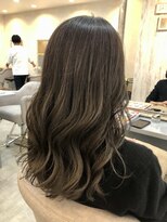 【Zina銀座】ロング×ハイライト×グレージュ