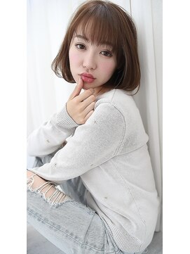 フレームプラス 御堂筋難波店(FRAME +) 大人可愛い♪エアリーショートボブ