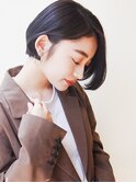 20代30代大人可愛い★小顔ボブ丸みショートカット