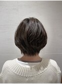 ニュアンスパーマショートヘア◎