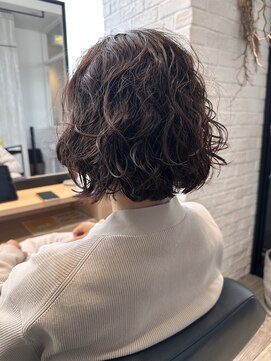 アーロン(aaron) 【サロンワーク】セミウェット&ウェーブボブ★