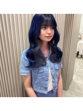 カシェ キョウマチ(cashe’e) - 寒色のインナーカラー -