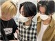 トッカ ヘアアンドトリートメント バイ リウム(tocca hair&treatment by Rium)の写真/【全席個室★アロマspa付】人気の[根元立ち上げフロントパーマ]で韓国風★ツイストスパイラルもお任せ◎