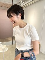 ニカ(NICA) 【NICA】ショートショートボブグレージュカラー ▽中山