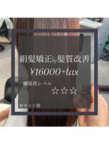 ヴィオラスバイポッシュ ギンザ(Violus by Posh GINZA)&nbsp;絹髪矯正by髪質改善