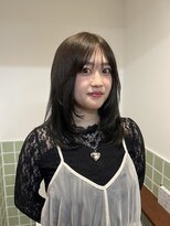 ニコ トウキョウ 渋谷(nico TOKYO)&nbsp;シースルーバング/セミロング/レイヤーカット/顔まわりレイヤー