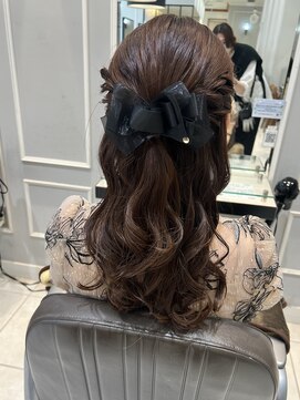 ネオリーブギンザ 銀座店(Neolive GINZA) ふわふわハーフアップ　【銀座】福田