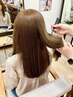 髪質改善カラー根元染め（根元2cm以内）毛先はトリートメント