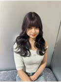 韓国ワンホンレイヤー/韓国風ヘア/ダブルカラー/ケアブリーチ