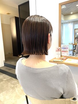 ヘアーエスクールステラ(hair S.COEUR stella) ヘイリーボブ/切りっぱなしボブ/大阪枚方美容室