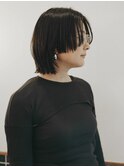 暗髪顔まわり姫カットレイヤー