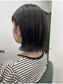 暗髪透明感◎ アッシュグレーカラー