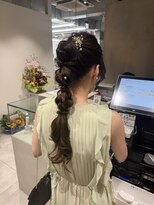 モリオフロムロンドン 大宮店(morio from London)&nbsp;ポニーテール×編み下ろし【金山】